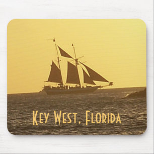 Key West Florida fecha a foto de MousePad do navio