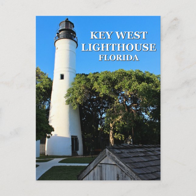 Key West Lighthouse, cartão postal da Flórida (Frente)