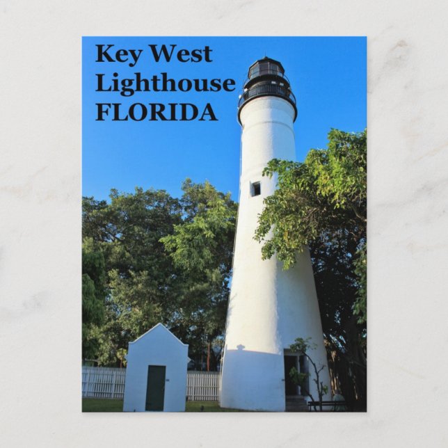 Key West Lighthouse, cartão postal da Flórida (Frente)