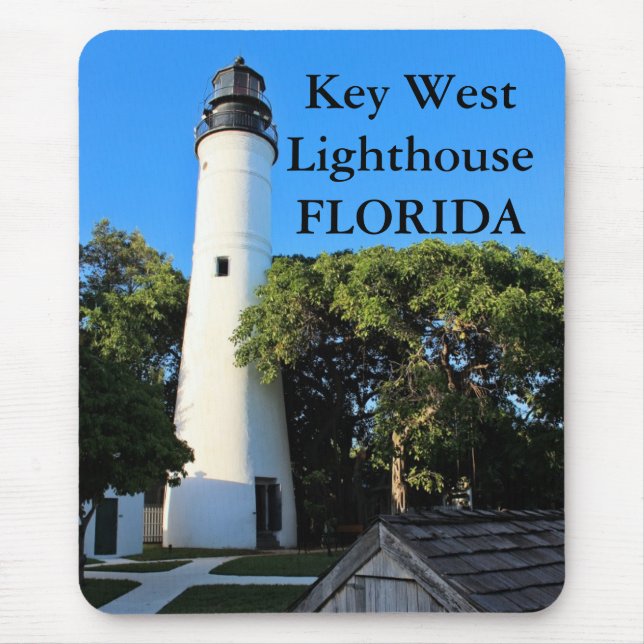 Key West Lighthouse, Florida Mousepad (Frente)