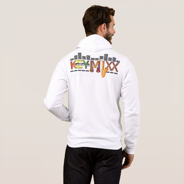 KEYMIXX. Camiseta Básica Escura (Parte Traseira Completa)