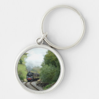 Keyring do chaveiro do trem do motor de vapor