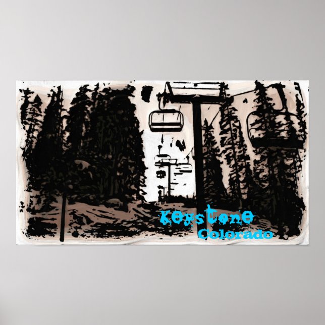 Keystone Colorado deco poster (Frente)