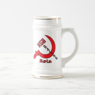 KGB que compete a caneca de cerveja - Robert -