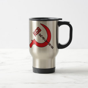 KGB que compete a caneca de viagem