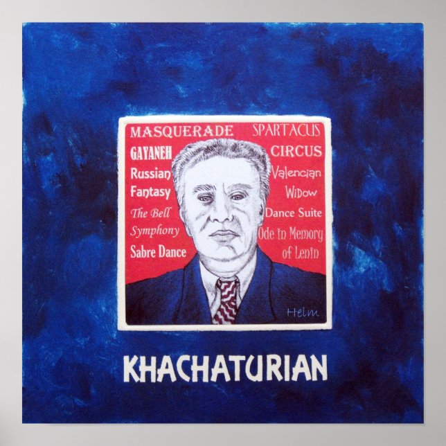 Khachaturian impressão (Frente)