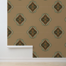 Khaki e Marrom Foca Boho Vibrações Terrosas - Diam