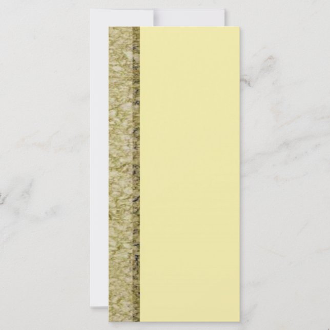 Khaki Sand Stone Rack Card (Frente)