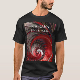 Kia Kaha fica forte com a camiseta do homem