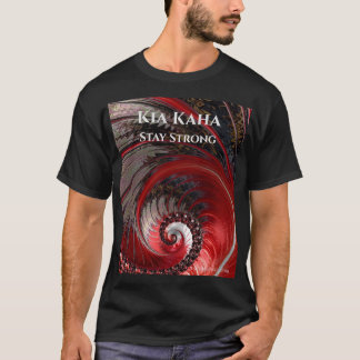Kia Kaha fica forte com a camiseta do homem