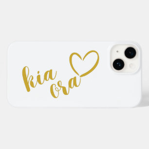 KIA ORA DOURADA SCRIPT KIWI NEW ZEALAND NZ MAORI