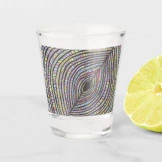 Kian | Copos para Shot de Arte Abstrata Desenhada