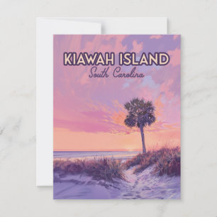 Kiawah Island South Carolina Palm Beach Palm Card