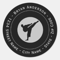 Kickboxing - Etiqueta de Endereço de Retorno de Ar