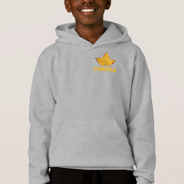 Kid de Jaqueta de Hoodie Canada Kid (Frente)