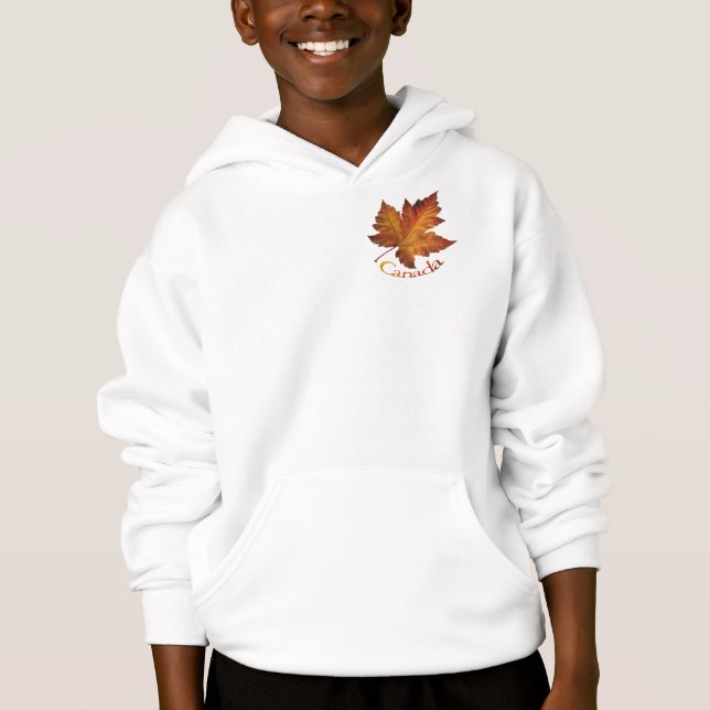 Kid de Jaqueta de Hoodie Canada Kid (Frente)