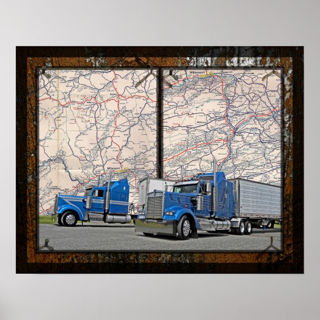 Kidd Ricky Map Poster (Frente)