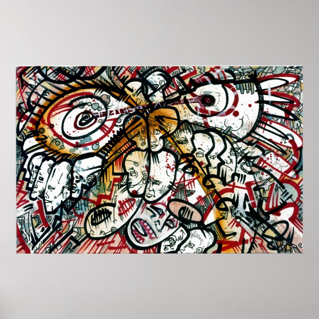 "Kidnapped By Aliens" Poster (Frente)