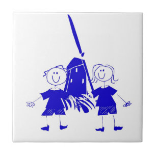 Kids Blue Dutch Stick