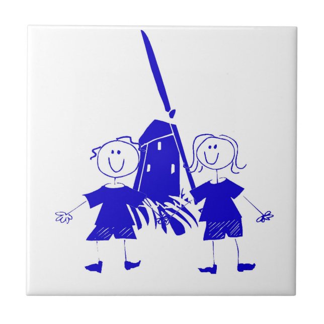 Kids Blue Dutch Stick (Frente)