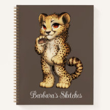 Kids Cheetah Personal Sketch
