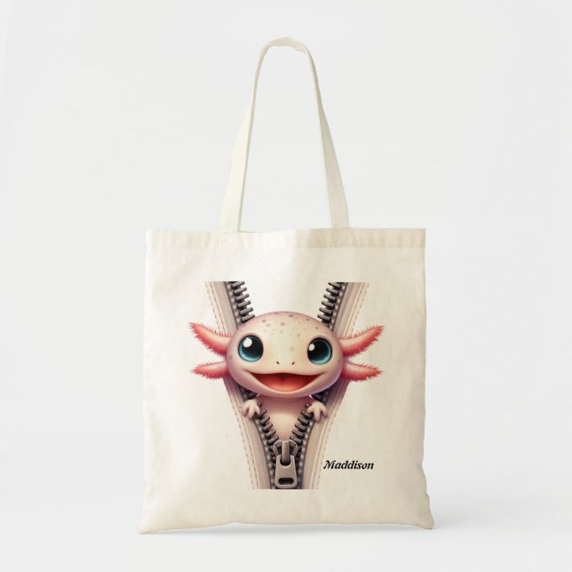 Kids Cute Axolotl Bolsa (Frente)