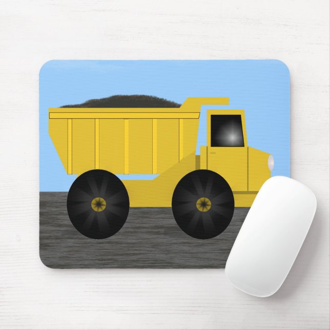 Kids Dump Truck Mousepad (Com mouse)