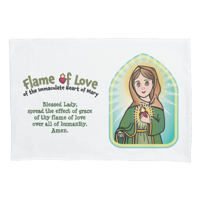 Kids Flame of Love Pillow Case (Frente)