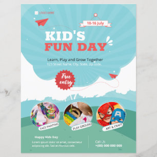 Kids Funday Flyer Modelo