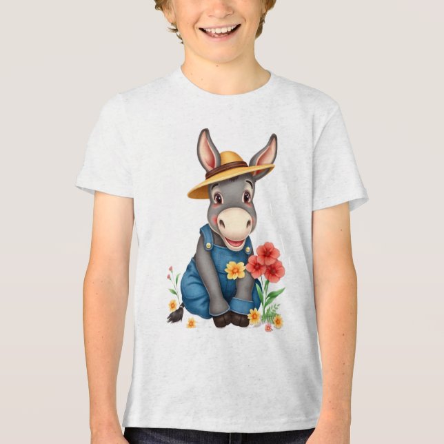 Kids Funny Donkey  (Frente)