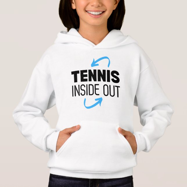 Kids Hoodie - Tennis Inside Out (Frente)