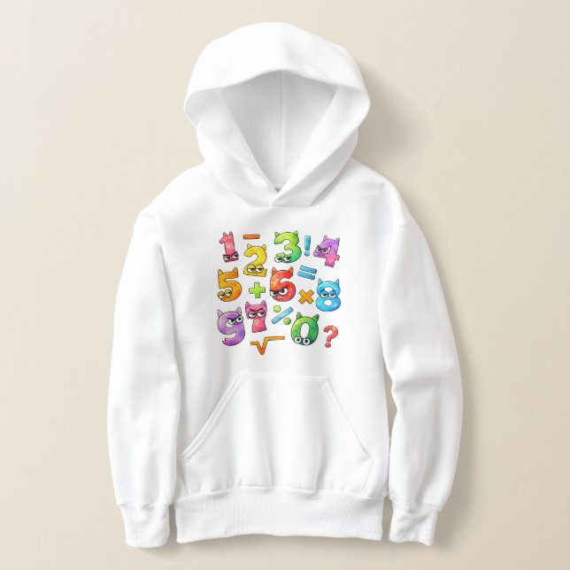 Kids Maths Numbers Hoodie | Number Day UK (Postura )