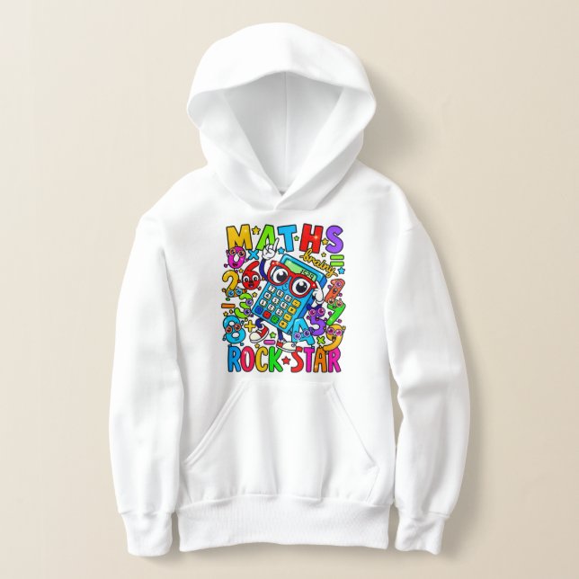 Kids Maths Rock Star Hoodie | Primary School UK (Postura )