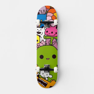 Kids Monsters Skateboard Por Claire Firley
