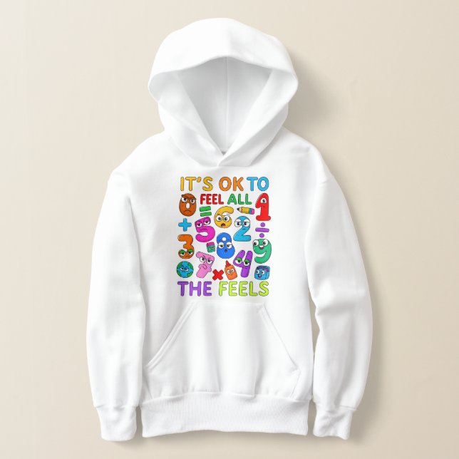 Kids Number Day Hoodie | Maths and Feelings (Postura )