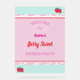 Kids Personalizado Berry Sweet Sinal de Boas-vinda