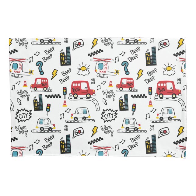 Kids Playful Transport Pattern  (Frente)