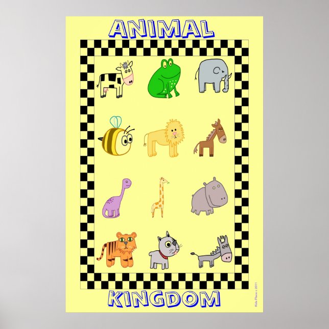 KIDS POSTERS - ROOM DECOR - CHILDREN'S ART - PLAY (Frente)