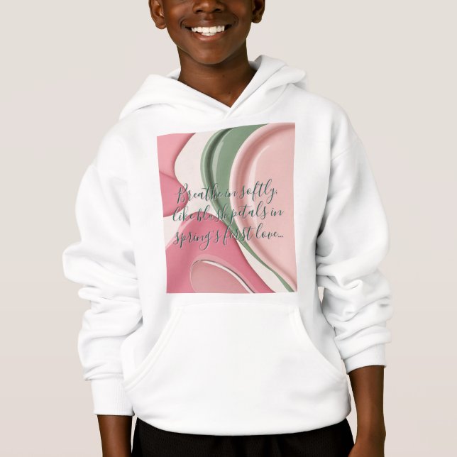 Kids pullover hoodie in stylish graphic (Frente)