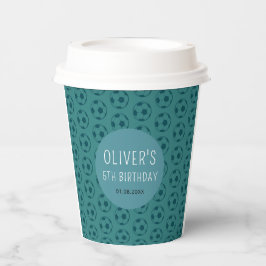 Kids Soccer Ball Blue Boys Birthday Party