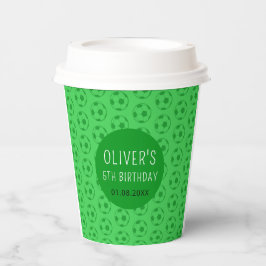 Kids Soccer Ball Green Boys Birthday Party