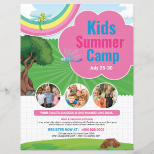 Kids Summer Camp Flyers