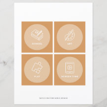 Kids Todler Daily Routine Cards Visual Schedule 2