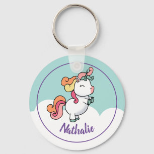 Kids unicorn chaveiro com nome