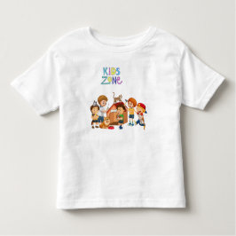 Kids Zone , adorável camiseta de impressão para cr