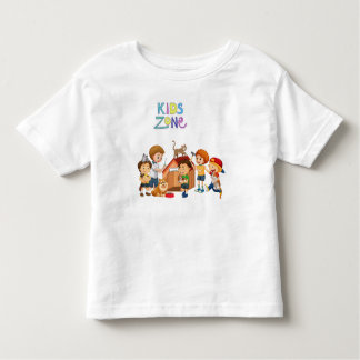 Kids Zone , adorável camiseta de impressão para cr
