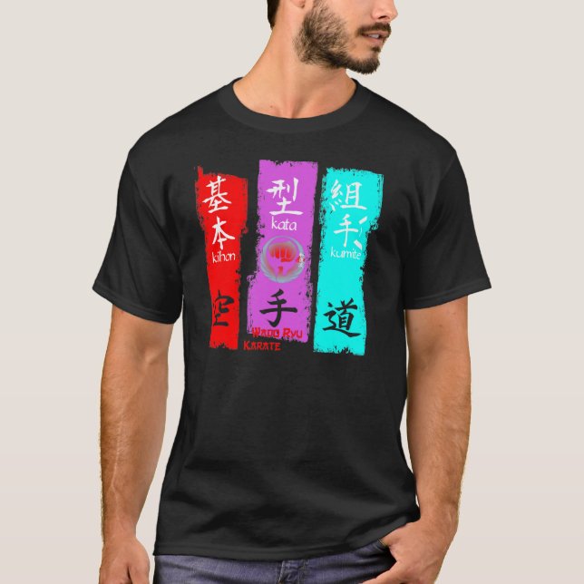 Kihon Kata Kumite - Camisa Wado Ryu Karate (Frente)