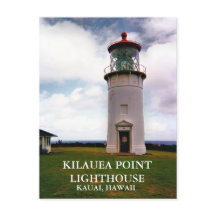 Kilauea Point Lighthouse, Kaua'i, cartão postal Ha
