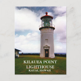 Kilauea Point Lighthouse, Kaua'i, cartão postal Ha