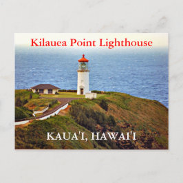 Kilauea Point Lighthouse, Kaua'i, cartão postal Ha
